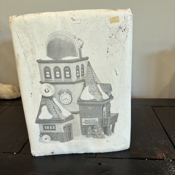 Dept 56 North Pole Series Weather & Time Observatory Mint Condition Original Box - Picture 7 of 9